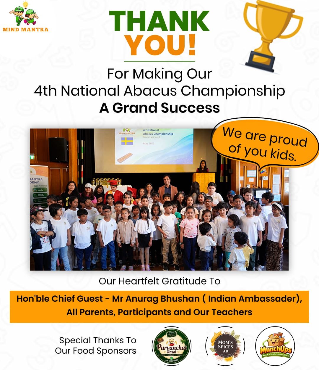 Thank you for 4th National ABACUS Championship